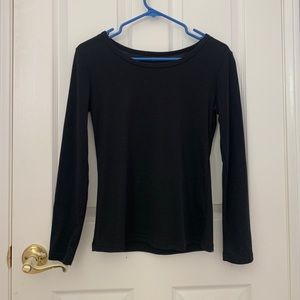 Basic Long Black Tee